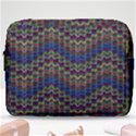 Decorative Ornamental Abstract Wave Make Up Pouch (Large) View1