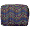 Decorative Ornamental Abstract Wave Make Up Pouch (Large) View2