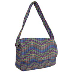 Decorative Ornamental Abstract Wave Courier Bag