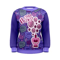 Charmed (purple Pattern) Women s Sweatshirt by TransfiguringAdoptionStore