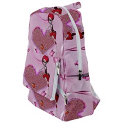 Cute Little Girl With Heart Travelers  Backpack by FantasyWorld7