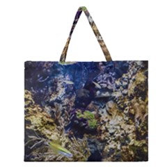 Under The Sea Zipper Large Tote Bag