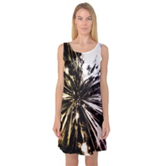 Burst Sleeveless Satin Nightdress