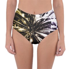 Burst Reversible High-waist Bikini Bottoms by JezebelDesignsStudio