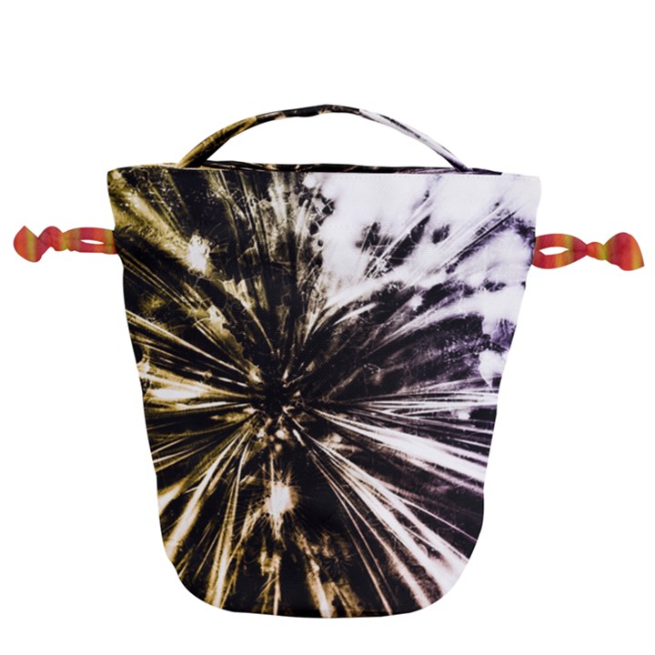 Burst Drawstring Bucket Bag