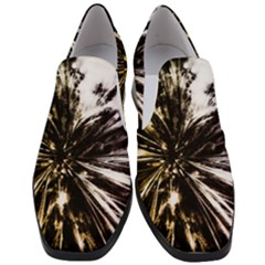 Burst Slip On Heel Loafers