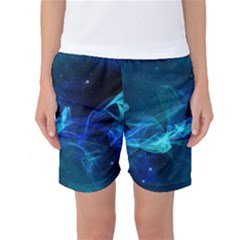 Electric Wave Women s Basketball Shorts by JezebelDesignsStudio