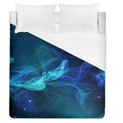 Electric Wave Duvet Cover (queen Size) by JezebelDesignsStudio