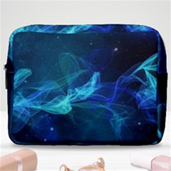 Electric Wave Make Up Pouch (large) by JezebelDesignsStudio