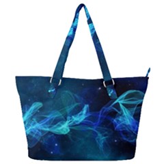 Electric Wave Full Print Shoulder Bag by JezebelDesignsStudio