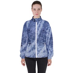 Echo Blue High Neck Windbreaker (women)