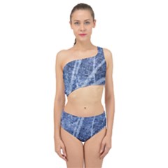 Echo Blue Spliced Up Two Piece Swimsuit by JezebelDesignsStudio