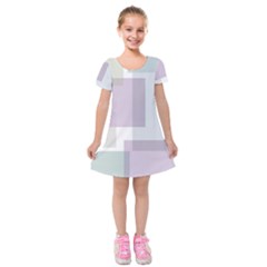 Abstract 21004 Kids  Short Sleeve Velvet Dress by JezebelDesignsStudio