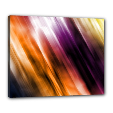 Rainbow Light Canvas 20  X 16  (stretched) by JezebelDesignsStudio