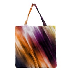 Rainbow Light Grocery Tote Bag by JezebelDesignsStudio