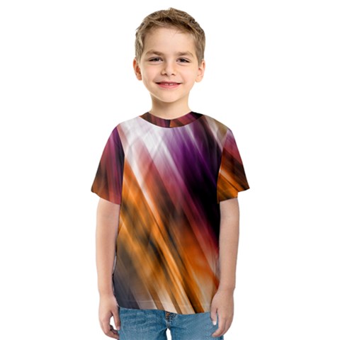 Rainbow Light Kids  Sport Mesh Tee by JezebelDesignsStudio