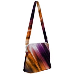 Rainbow Light Zipper Messenger Bag by JezebelDesignsStudio