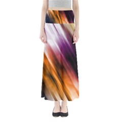 Rainbow Light Full Length Maxi Skirt by JezebelDesignsStudio