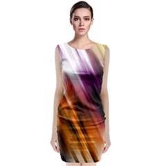 Rainbow Light Classic Sleeveless Midi Dress by JezebelDesignsStudio