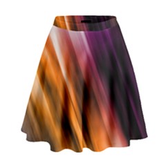 Rainbow Light High Waist Skirt by JezebelDesignsStudio