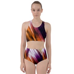 Rainbow Light Racer Back Bikini Set by JezebelDesignsStudio