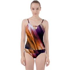 Rainbow Light Cut Out Top Tankini Set by JezebelDesignsStudio