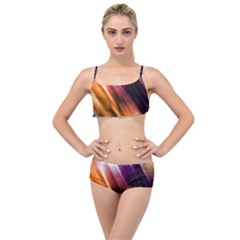 Rainbow Light Layered Top Bikini Set by JezebelDesignsStudio