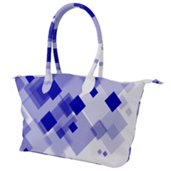 Geometric Canvas Shoulder Bag