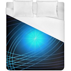 Blue Elliptical Duvet Cover (california King Size)