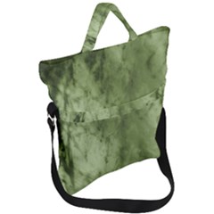 Marble Forest Fold Over Handle Tote Bag