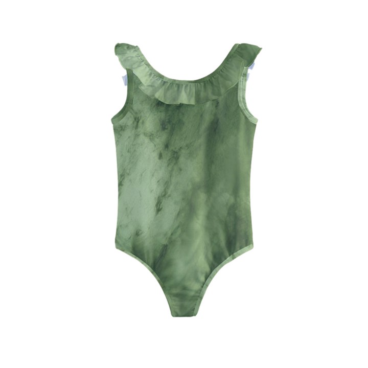 Marble Forest Kids  Frill Swimsuit