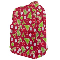 Christmas Paper Scrapbooking Pattern Classic Backpack