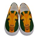 Giraffe Animals Zoo Women s Canvas Slip Ons View1