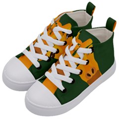 Giraffe Animals Zoo Kids  Mid-top Canvas Sneakers by Mariart