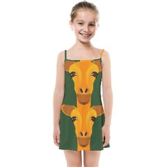 Giraffe Animals Zoo Kids  Summer Sun Dress by Mariart