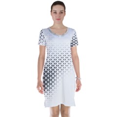 Geometric Abstraction Pattern Short Sleeve Nightdress by Mariart