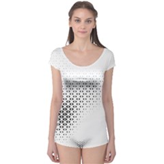 Geometric Abstraction Pattern Boyleg Leotard  by Mariart