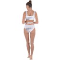 Geometric Abstraction Pattern Bandaged Up Bikini Set  View2