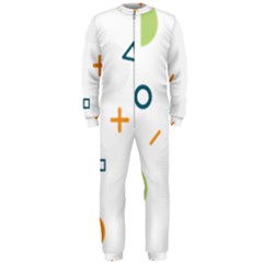 Geometry Triangle Line Onepiece Jumpsuit (men)  by Mariart