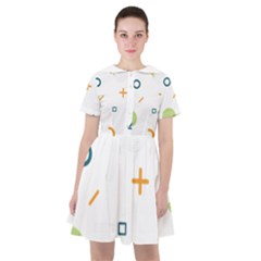 Geometry Triangle Line Sailor Dress