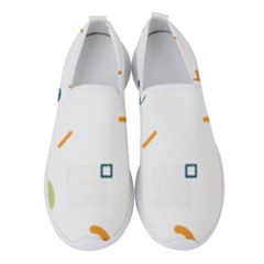 Geometry Triangle Line Women s Slip On Sneakers