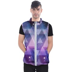 Geometric Triangle Men s Puffer Vest