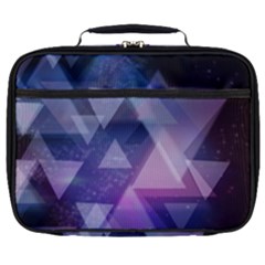 Geometric Triangle Full Print Lunch Bag