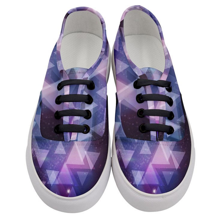 Geometric Triangle Women s Classic Low Top Sneakers