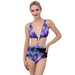 Geometric Triangle Tied Up Two Piece Swimsuit by Mariart