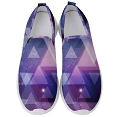 Geometric Triangle Men s Slip On Sneakers