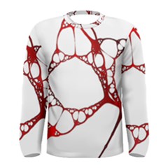 Fractals Cells Autopsy Pattern Men s Long Sleeve Tee by Mariart