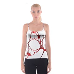 Fractals Cells Autopsy Pattern Spaghetti Strap Top by Mariart