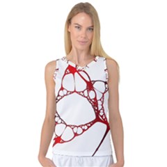 Fractals Cells Autopsy Pattern Women s Basketball Tank Top by Mariart