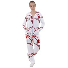 Fractals Cells Autopsy Pattern Women s Tracksuit by Mariart